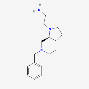 molecular formula C17H29N3 B7921081 [(S)-1-(2-Amino-ethyl)-pyrrolidin-2-ylmethyl]-benzyl-isopropyl-amine 