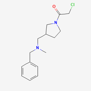 1-{3-[(Benzyl-methyl-amino)-methyl]-pyrrolidin-1-yl}-2-chloro-ethanone