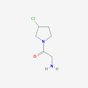 2-Amino-1-(3-chloro-pyrrolidin-1-yl)-ethanone