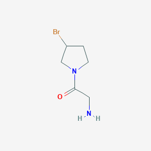 2-Amino-1-(3-bromo-pyrrolidin-1-yl)-ethanone