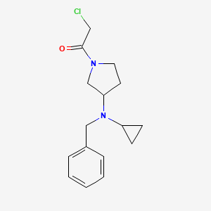 1-[3-(Benzyl-cyclopropyl-amino)-pyrrolidin-1-yl]-2-chloro-ethanone