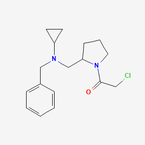 1-{2-[(Benzyl-cyclopropyl-amino)-methyl]-pyrrolidin-1-yl}-2-chloro-ethanone