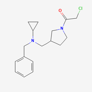 1-{3-[(Benzyl-cyclopropyl-amino)-methyl]-pyrrolidin-1-yl}-2-chloro-ethanone