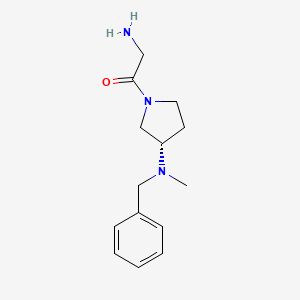 2-Amino-1-[(S)-3-(benzyl-methyl-amino)-pyrrolidin-1-yl]-ethanone