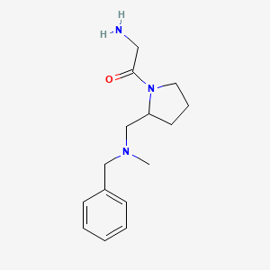 2-Amino-1-(2-((benzyl(methyl)amino)methyl)pyrrolidin-1-yl)ethanone