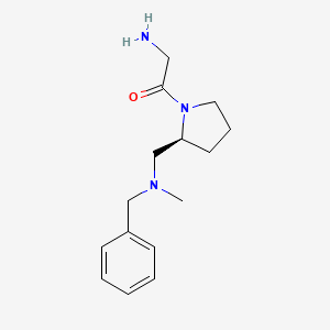 2-Amino-1-{(S)-2-[(benzyl-methyl-amino)-methyl]-pyrrolidin-1-yl}-ethanone