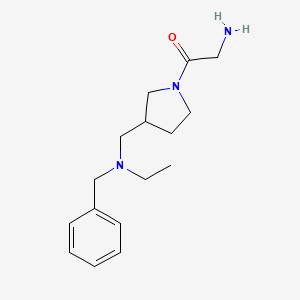 2-Amino-1-{3-[(benzyl-ethyl-amino)-methyl]-pyrrolidin-1-yl}-ethanone