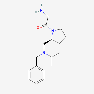 2-Amino-1-{(S)-2-[(benzyl-isopropyl-amino)-methyl]-pyrrolidin-1-yl}-ethanone