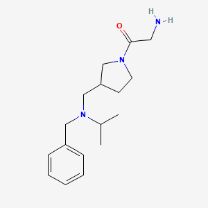 2-Amino-1-{3-[(benzyl-isopropyl-amino)-methyl]-pyrrolidin-1-yl}-ethanone