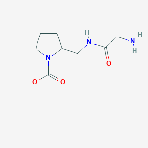 2-[(2-Amino-acetylamino)-methyl]-pyrrolidine-1-carboxylic acid tert-butyl ester