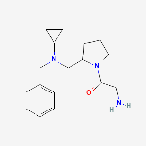 2-Amino-1-{2-[(benzyl-cyclopropyl-amino)-methyl]-pyrrolidin-1-yl}-ethanone