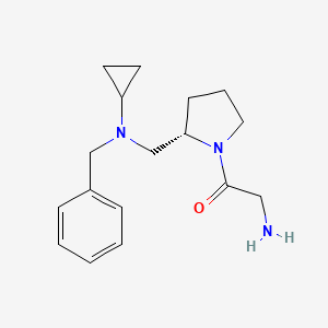 2-Amino-1-{(S)-2-[(benzyl-cyclopropyl-amino)-methyl]-pyrrolidin-1-yl}-ethanone