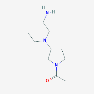 1-{3-[(2-Amino-ethyl)-ethyl-amino]-pyrrolidin-1-yl}-ethanone