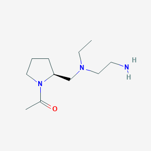 1-((S)-2-{[(2-Amino-ethyl)-ethyl-amino]-methyl}-pyrrolidin-1-yl)-ethanone