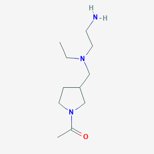 1-(3-{[(2-Amino-ethyl)-ethyl-amino]-methyl}-pyrrolidin-1-yl)-ethanone