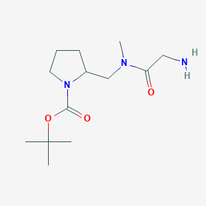 2-{[(2-Amino-acetyl)-methyl-amino]-methyl}-pyrrolidine-1-carboxylic acid tert-butyl ester