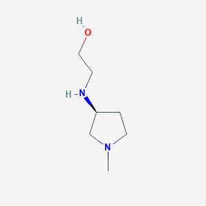 molecular formula C7H16N2O B7921370 2-((S)-1-Methyl-pyrrolidin-3-ylamino)-ethanol 