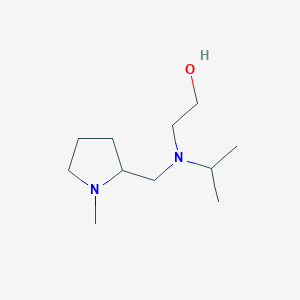 molecular formula C11H24N2O B7921407 2-[Isopropyl-(1-methyl-pyrrolidin-2-ylmethyl)-amino]-ethanol 