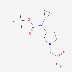 [3-(tert-Butoxycarbonyl-cyclopropyl-amino)-pyrrolidin-1-yl]-acetic acid