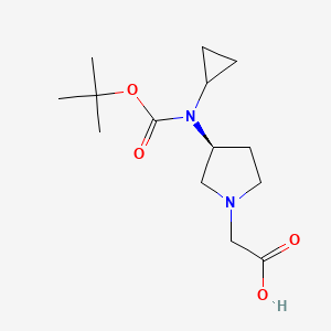 [(S)-3-(tert-Butoxycarbonyl-cyclopropyl-amino)-pyrrolidin-1-yl]-acetic acid