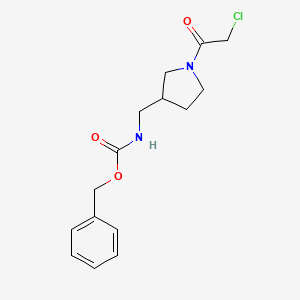 [1-(2-Chloro-acetyl)-pyrrolidin-3-ylmethyl]-carbamic acid benzyl ester