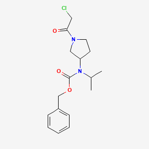 [1-(2-Chloro-acetyl)-pyrrolidin-3-yl]-isopropyl-carbamic acid benzyl ester