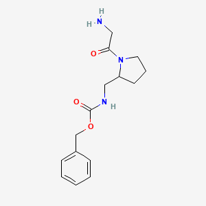 [1-(2-Amino-acetyl)-pyrrolidin-2-ylmethyl]-carbamic acid benzyl ester