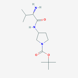 3-((S)-2-Amino-3-methyl-butyrylamino)-pyrrolidine-1-carboxylic acid tert-butyl ester