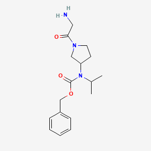 [1-(2-Amino-acetyl)-pyrrolidin-3-yl]-isopropyl-carbamic acid benzyl ester