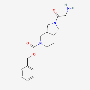 [1-(2-Amino-acetyl)-pyrrolidin-3-ylmethyl]-isopropyl-carbamic acid benzyl ester