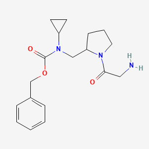 [1-(2-Amino-acetyl)-pyrrolidin-2-ylmethyl]-cyclopropyl-carbamic acid benzyl ester