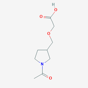 (1-Acetyl-pyrrolidin-3-ylmethoxy)-acetic acid