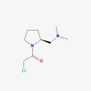 2-Chloro-1-((S)-2-dimethylaminomethyl-pyrrolidin-1-yl)-ethanone