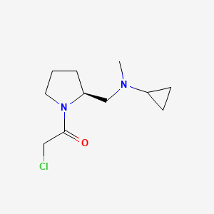 2-Chloro-1-{(S)-2-[(cyclopropyl-methyl-amino)-methyl]-pyrrolidin-1-yl}-ethanone