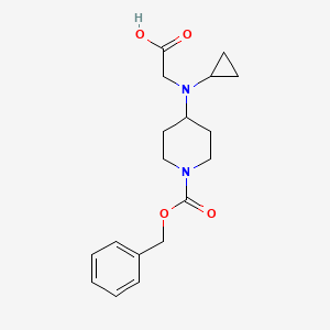 4-(Carboxymethyl-cyclopropyl-amino)-piperidine-1-carboxylic acid benzyl ester