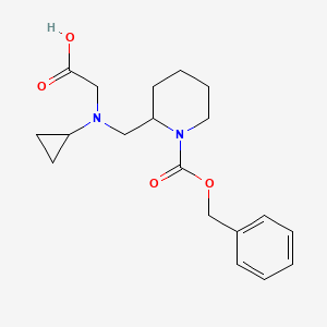 2-[(Carboxymethyl-cyclopropyl-amino)-methyl]-piperidine-1-carboxylic acid benzyl ester