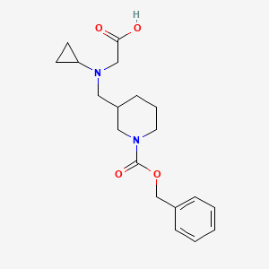 3-[(Carboxymethyl-cyclopropyl-amino)-methyl]-piperidine-1-carboxylic acid benzyl ester