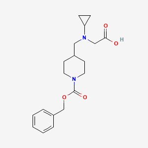 4-[(Carboxymethyl-cyclopropyl-amino)-methyl]-piperidine-1-carboxylic acid benzyl ester