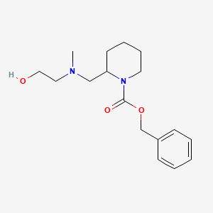 2-{[(2-Hydroxy-ethyl)-methyl-amino]-methyl}-piperidine-1-carboxylic acid benzyl ester