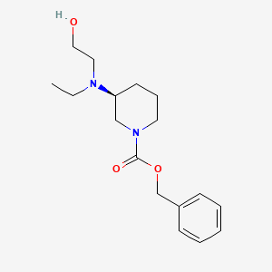 (S)-3-[Ethyl-(2-hydroxy-ethyl)-amino]-piperidine-1-carboxylic acid benzyl ester