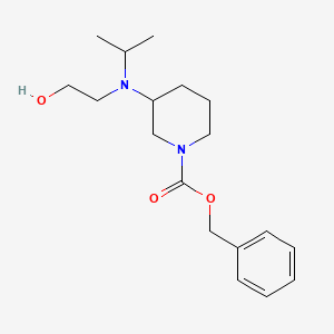 3-[(2-Hydroxy-ethyl)-isopropyl-amino]-piperidine-1-carboxylic acid benzyl ester