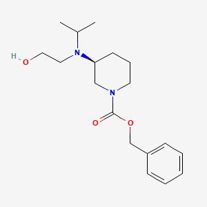 (S)-3-[(2-Hydroxy-ethyl)-isopropyl-amino]-piperidine-1-carboxylic acid benzyl ester