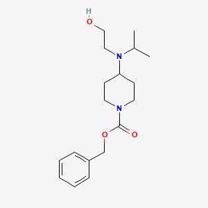 4-[(2-Hydroxy-ethyl)-isopropyl-amino]-piperidine-1-carboxylic acid benzyl ester