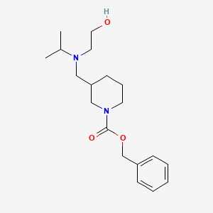 3-{[(2-Hydroxy-ethyl)-isopropyl-amino]-methyl}-piperidine-1-carboxylic acid benzyl ester