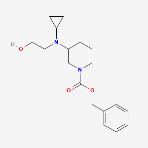 3-[Cyclopropyl-(2-hydroxy-ethyl)-amino]-piperidine-1-carboxylic acid benzyl ester