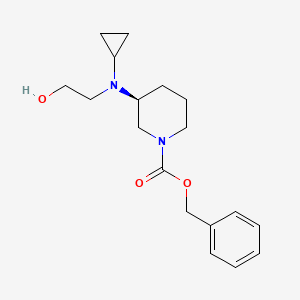 (S)-3-[Cyclopropyl-(2-hydroxy-ethyl)-amino]-piperidine-1-carboxylic acid benzyl ester