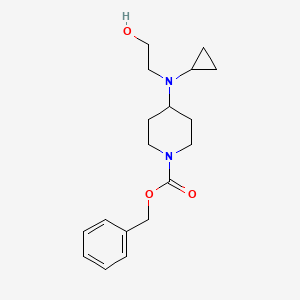 4-[Cyclopropyl-(2-hydroxy-ethyl)-amino]-piperidine-1-carboxylic acid benzyl ester