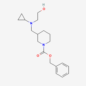 3-{[Cyclopropyl-(2-hydroxy-ethyl)-amino]-methyl}-piperidine-1-carboxylic acid benzyl ester