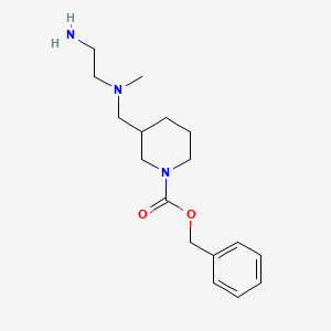 3-{[(2-Amino-ethyl)-methyl-amino]-methyl}-piperidine-1-carboxylic acid benzyl ester