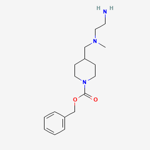 4-{[(2-Amino-ethyl)-methyl-amino]-methyl}-piperidine-1-carboxylic acid benzyl ester